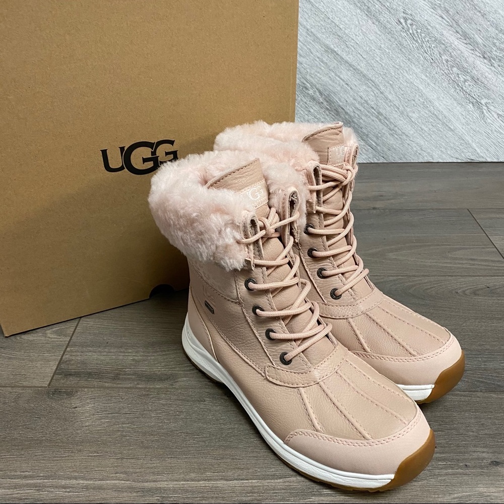 UGG Adirondack III Snow Leopard Quartz Boots NEW - Picture 5 of 12
